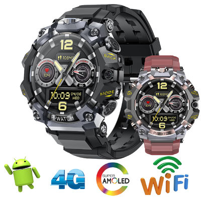 สไตล์และการทํางาน 4G GPS ออกนอกนาฬิกา การออกแบบสแตนเลสและแบตเตอรี่ 1150MA