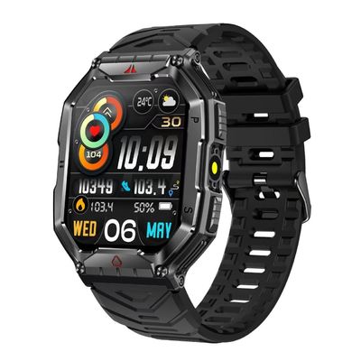 ราคาดี ติดต่อและทํางาน ตารางรูปสแควร์ ชมาร์ทวอช โทร Bluetooth โทรกันน้ํา ฟิตเนส ออนไลน์