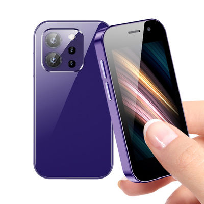 EU Version ขนาดเล็ก 4G Android Phone XS15 PRO 3.0' 2000mAh น้ําหนักเบา ยาวนาน