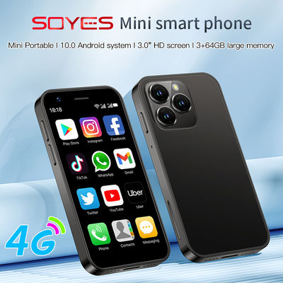 ราคาดี XS15 Dual Card สมาร์ทโฟน 4G ขนาดเล็ก 3+64GB คอมแพคต์ พร้อมกล้องหน้า ออนไลน์