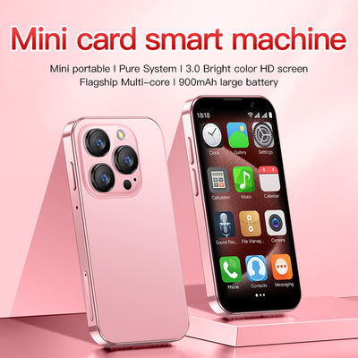 ราคาดี 3.0'' มินิ โทรศัพท์ 2+16GB บลูทูธ 4.0 การจําเพาะใบหน้า ซิมคู่ สไตล์คลาสสิค XS18 โปร 3G ออนไลน์