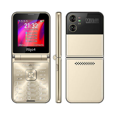 UNIWA F265 โทรศัพท์ Flip สําหรับผู้สูงอายุ 2.55' TFT Display หลายภาษา