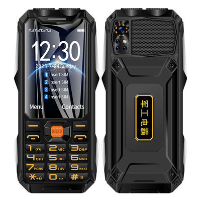 ราคาดี Q9 ปุ่มมือถือ 3.5 นิ้ว 4 ซิมการ์ด 4500mAh โบลูทูธ ไฟฉายไฟ FM Radio 2G ออนไลน์
