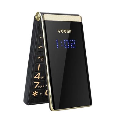 YEEMI M2-C 2G Feature Phone GSM MTK 2.8'' Dual Screen MP4 Player โทรศัพท์พลิกสําหรับผู้สูงอายุ