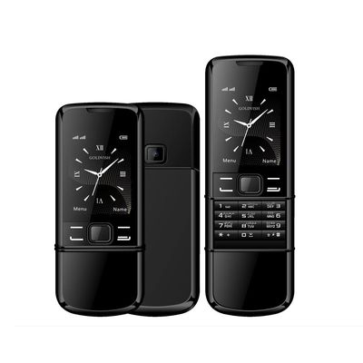 โทรศัพท์มือถือ 8800 คลาสสิคใหม่ สไลเดอร์ โทรศัพท์มือถือ 2.4 นิ้ว หน้าจอ 2G GSM Dual SIM Bluetooth