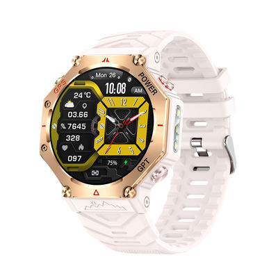 KC91 จีพีเอส smartwatch 1.39'screen การสนับสนุน GPT ไฟฟันบลูทูธ กีฬาหลาย