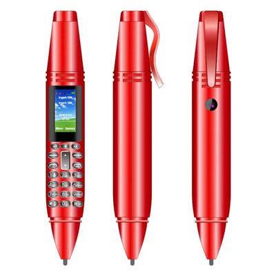 ราคาดี AK007 มินิ โทรศัพท์มือถือ 0.96 นิ้ว OLED Display Wireless FM Radio Pen Style 2G โทรศัพท์ Feature ออนไลน์