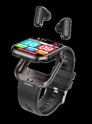 ราคาดี T99 2 in 1 สมาร์ทวอทช์ หูฟังไร้สาย TWS 2.02 นิ้ว IPS โทรศัพท์บลูทูธ กันน้ำ IP67 แบตเตอรี่ 300mAh ออนไลน์