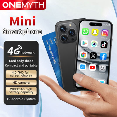 ราคาดี 4G สองซิม 4.0'' HD เต็มหน้าจอ 2000mAh 2GB+16GB Android 12 M17 Pro มินิสมาร์ทโฟน ออนไลน์