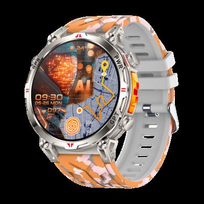 ราคาดี KC93 Smartwatch GPS AMOLED 650Mah 3ATM กันน้ํา การติดตามความฟิตเนส BT โทรหากีฬามืออาชีพ ออนไลน์