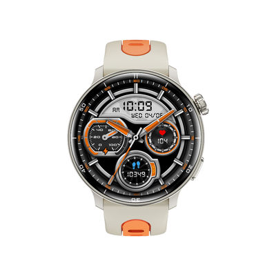 GPS หน้าจอ Amoled โทรออกผ่านบลูทูธ, สมาร์ทวอทช์ S666 พร้อมสายรัดข้อมือเพื่อสุขภาพกันน้ำ