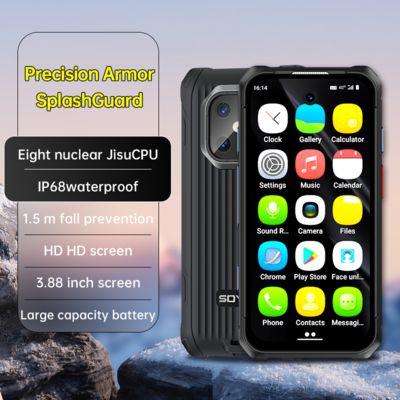 ราคาดี IPS Android12 6+128GB 3000mAh MAXO Rugged Smartphone IP68 Mini Waterproof 3.88 '' ออนไลน์