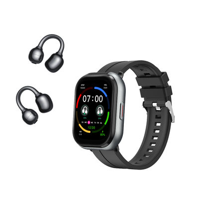D12 Smart Watch TWS 2 ใน 1 ไมล์บลูทูธ โทรหูฟังเสียงเสียงเสียงเสียงเสียงเสียง