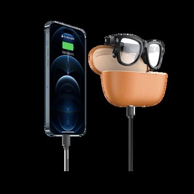 ราคาดี M02 AI แว่นตาสมาร์ท 8MP กล้องถ่ายวิดีโอบันทึก 100+ ภาษา การแปล แว่นตาแดง Bluetooth ออนไลน์
