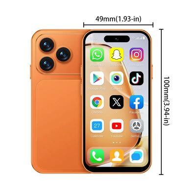 2026 สมาชิกใหม่ Orange A18 Pro 4.0 นิ้ว แอนดรอยด์ 12.0 2000mAh 4G ไซม์คู่ สมาชิกมือถือ