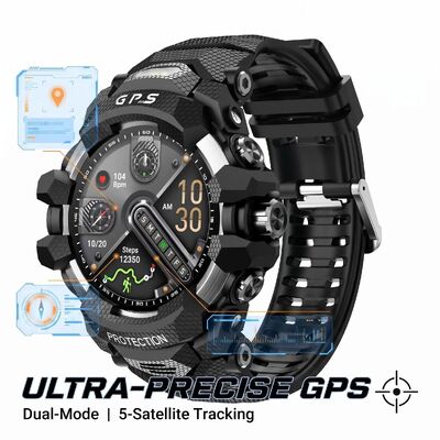 ราคาดี GPS กีฬา ชมาร์ทวอช แผนที่ออฟไลน์ 2GB 10ATM กระบี่กันน้ํา 1.43 