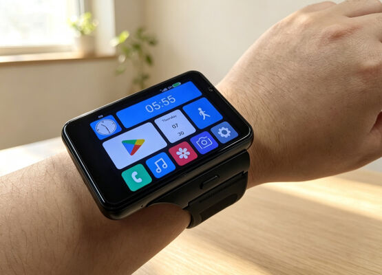 ราคาดี 4G Smart Watch Android 11 OS Quad Core 2.88