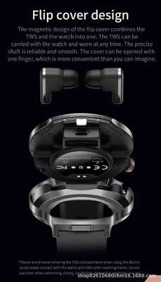 ราคาดี สมาร์ทวอทช์ 2 in 1 พร้อมหูฟังไร้สาย หน้าจอ IPS ขนาด 1.85 นิ้ว Bluetooth 5.0 และเซ็นเซอร์ G ในตัว ออนไลน์