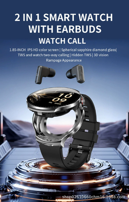 ราคาดี T100 BT Call Wireless 2 in 1 TWS หูฟัง ฟิตเนส ทราคเกอร์ AI เสียงยกเลิก หูฟังเพลง ออนไลน์