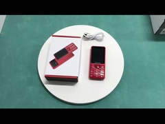 โทรศัพท์ปุ่ม 2.4'' 1500mAh ตื่นนาฬิกา เครื่องเล่นดนตรี ไฟฟัน ไซม์คู่ 2G