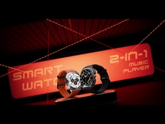 TWS Headset 2 ใน 1 NFC 1.53 นิ้ว AMOLED ฟิตเนส ทราคเกอร์ สุขภาพ Smartwatch GT98 Ultra