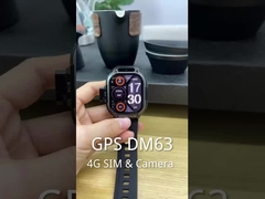 DM63 ผู้ช่วยเสียง 4G LTE Smart Watch 2.13''HD การติดตามกิจกรรมจอ