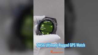 ใหม่ DM56 GPS สมาร์ทวอท์ช 1.43 ''HD AMOLED Display Multi GNSS เข็มทิศ, บารอมิเตอร์และเครื่องวัดระยะสูง 5