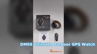DM59 นาฬิกาสปอร์ตอัจฉริยะ GPS, จอแสดงผล AMOLED HD ขนาด 1.43 นิ้ว