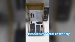 UNIWA 2.4 "Zello Walkie Talkie F41 4Gสมาร์ทโฟนAndroid 8.1 Phone-Y-การสื่อสารกันน้ำPTT 46